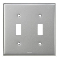 803A-2 ニュ-メタルプレ-ト トグルスイッチ用 2連用