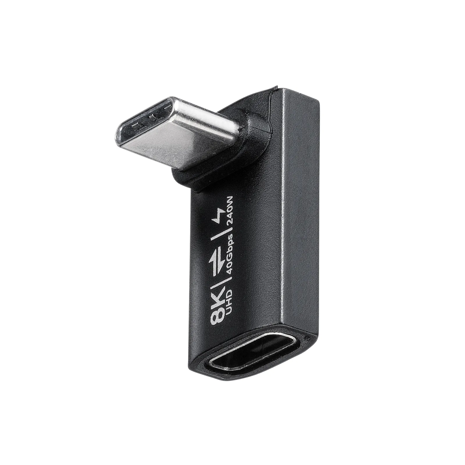 Type-C変換アダプタ（CtoC・L字垂直・40Gbps・240W） AD-USB38CCFL