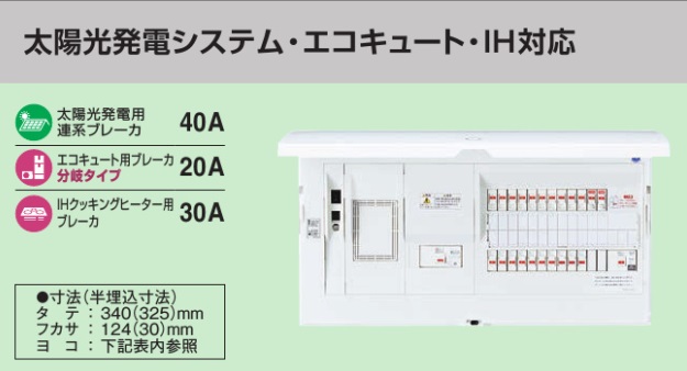 BHM35102M2 HEMS分電盤 マルチ通信型 太陽光発電システム・エコキュート・IH対応 LS付 主幹50A  分岐10+2