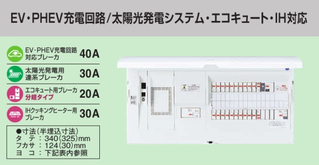 BHM36183C2E4 HEMS分電盤 マルチ通信型 EV・PHEV充電回路・太陽光発電システム・エコキュート・IH対応 LS付 主幹60A  分岐18+3