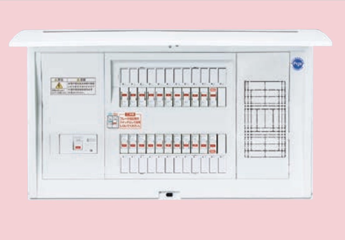 BQEF810182B2 エコキュート・IH対応分電盤 単3 リミッタースペースなし 主幹ELB100A 回路数18 + 2(分岐タイプ) エコキュート容量20Aフリースペース付