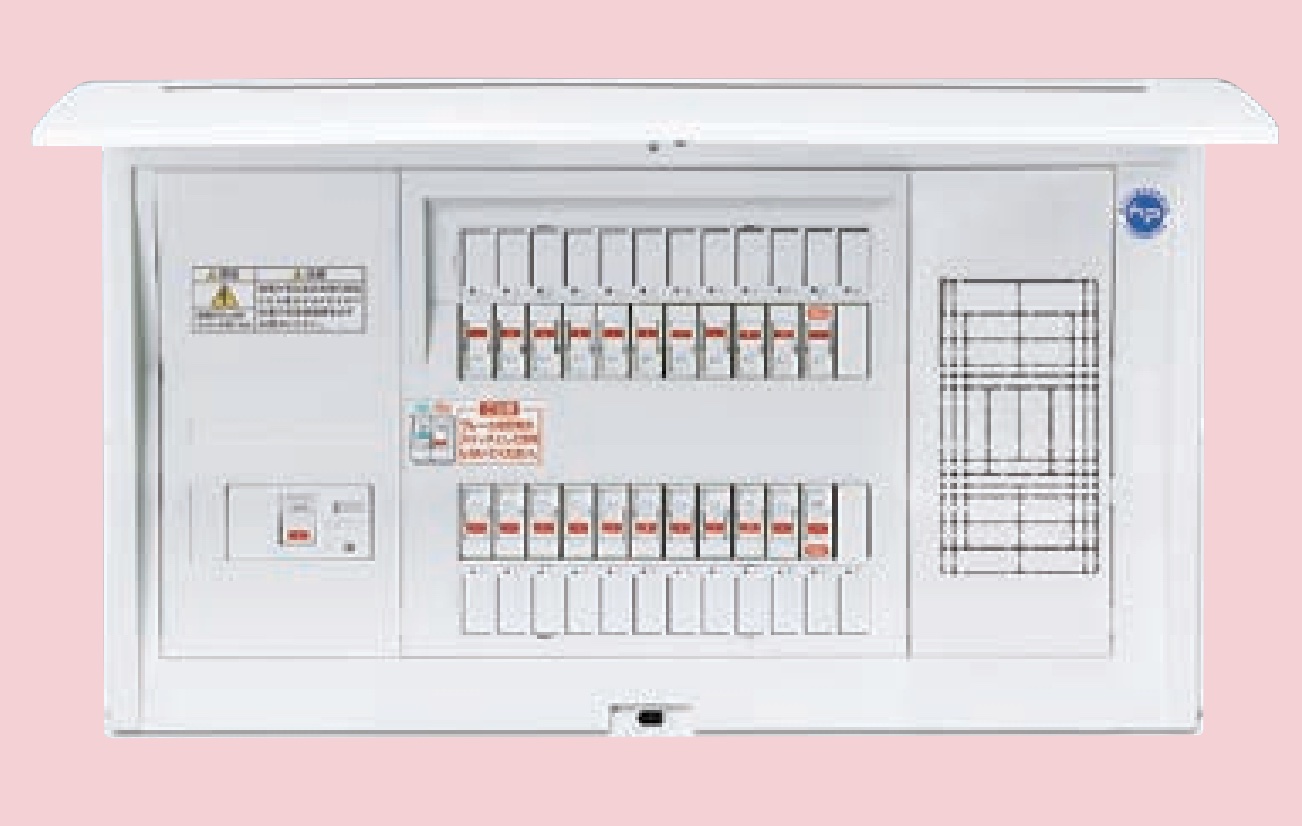 BQEF810182B3 エコキュート・電温・IH対応分電盤 単3 リミッタースペースなし 主幹ELB100A 回路数18 + 2(分岐タイプ) エコキュート・電温容量30Aフリースペース付