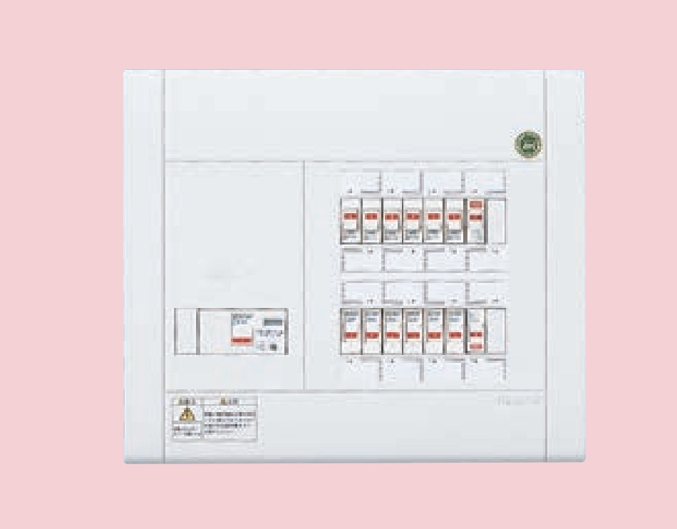 BQW810182B2 フタ無し分電盤 リミッタースペースなし 主幹ELB100A 回路数18 + 2エコキュート・IH対応 エコキュート容量20A