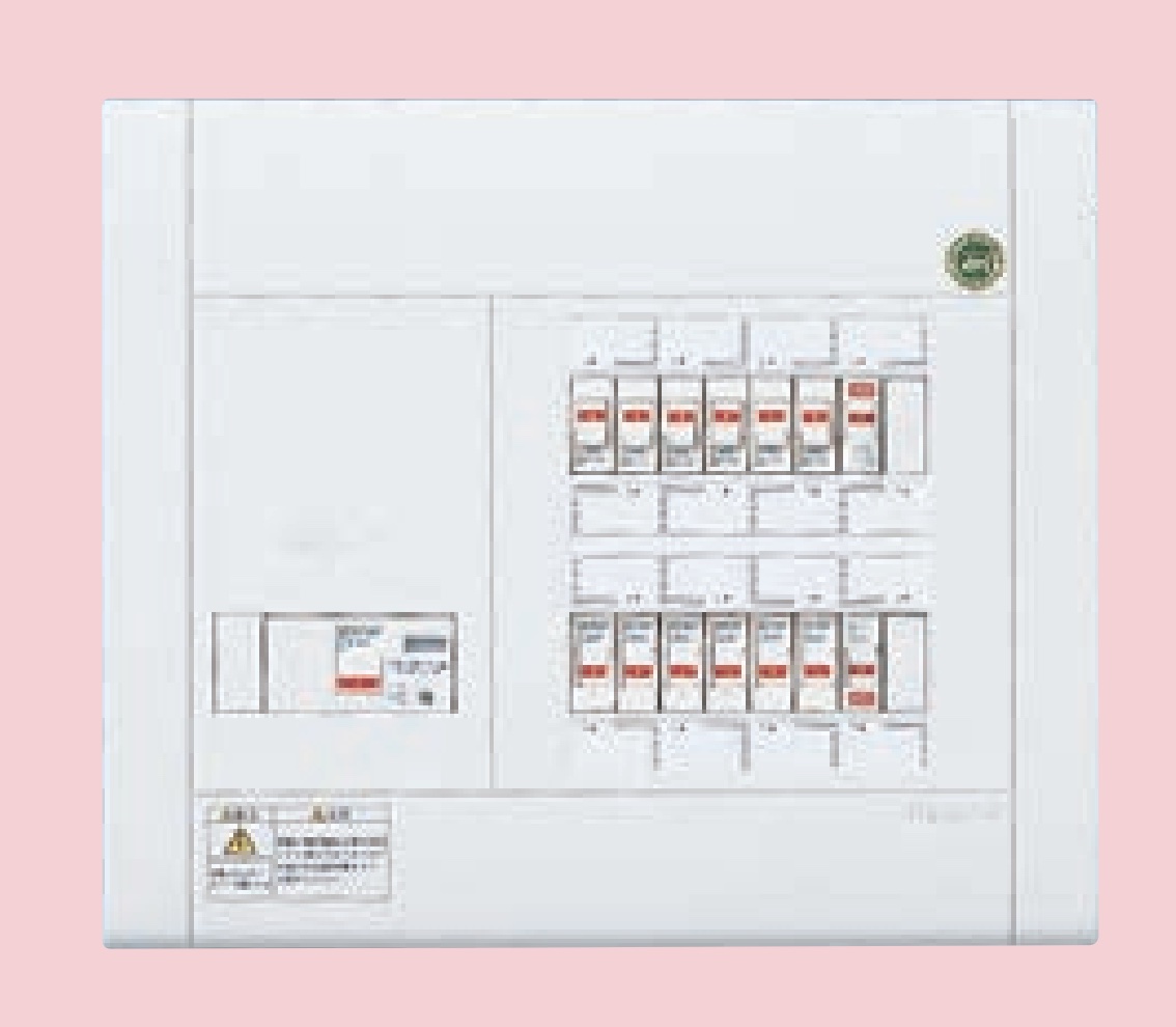 BQW85182B3 フタ無し分電盤 リミッタースペースなし 主幹ELB50A 回路数18 + 2エコキュート・電温・IH対応 エコキュート・電温容量30A