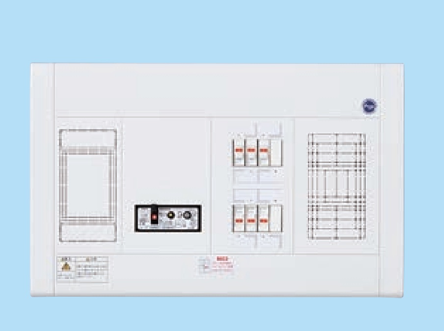 BQWF338 フタ無し分電盤 リミッタースペースあり 主幹ELB30A 回路数8フリースペース付