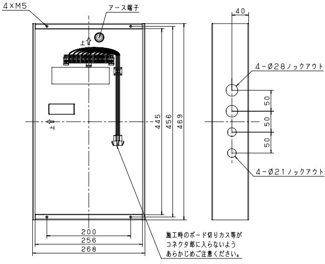 BV8951 総合盤 埋込ボックス 3T型