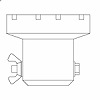 BVT9103 感知器(小型タイプ用)着脱工具ヘッド