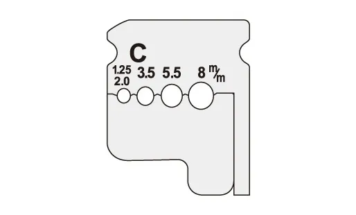 ワイヤーストリッパー 替刃 DIV-208KP