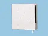 FY-GKF43L-W 自然給気口壁用 定風量機能タイプ 給気清浄フィルター付 パイプ、屋外フードセット