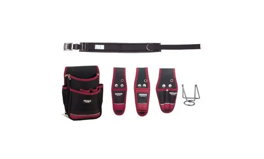 電工プロキャンバス腰道具セット JNDS2-55BK-SET