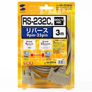 RS-232Cケーブル KRS-423XF3K