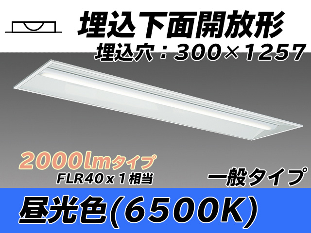 MY-B420335/D AHTN 埋込形ベースライト 300幅 一般タイプ FLR40x1相当   昼光色