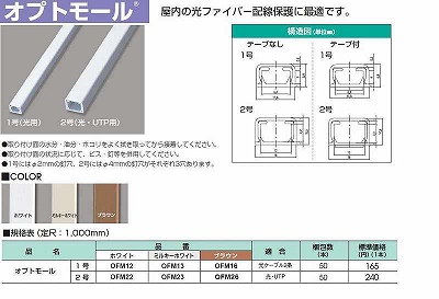 OFM12 オプトモール(1号・ホワイト)