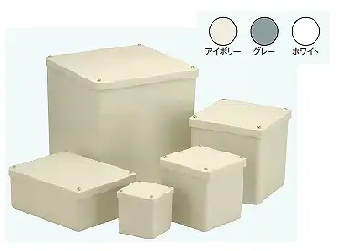 PB303020KWHW プルボックス(防水カブセ)(ホワイト)【縦300mm×横300mm×深さ200mm】