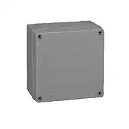PBH6-1313G ポリカボックス 着色カバー付 ヨコ130 タテ130 フカサ61