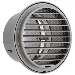 SG150MB5MDSQ SUS製グリル 中型 150φ 横ガラリFD付 120℃型式 5メッシュ