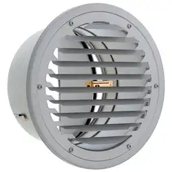 SG250C5MDSP SUS製グリル 薄型 200φ 横ガラリFD付 72℃型式 5メッシュ