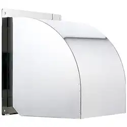 [受注品]SWC300A3MDSP ステンレス製ウェザーカバー 防火ダンパー付 300角 72℃型式 3メッシュ