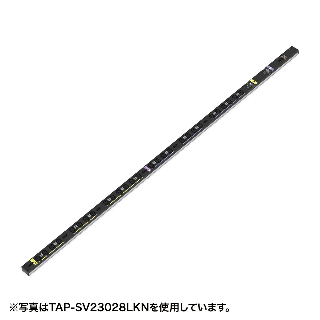 19インチサーバーラック用コンセント　200V(30A)　抜け防止ロック機能付き TAP-SV23024LKN