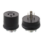 WA1415 接地3P15Aコードコネクタ(コードグリップ付)