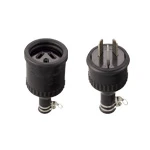 WA3330 3P30A防水ゴムコードコネクタ(圧着端子付)