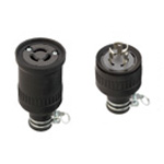 WA5315K 接地2P15A引掛防水ゴムコードコネクタ