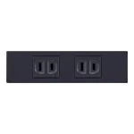 WCF411015MH Sプレート 埋込ダブルコンセントセット(防気パッキン対応)(マットグレー)