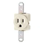 WCF53002W 機器用接地15A埋込コンセント125VI型(ミルキーホワイト)