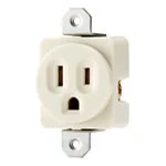 WCF53004W 機器用接地15A埋込コンセント125VII型(ミルキーホワイト)