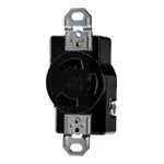 WCF63130B 輸出機器用接地2P30A125V引掛埋込コンセント(黒)