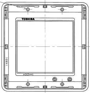 WDG5441(CW) 2連接穴用(保安灯)用プレート ウォームベージュ