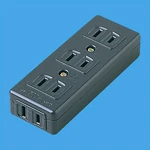 WH2164KBP ベターテーブルタップ(4コ口)(ブラック)/プラスチック個装