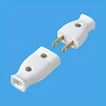 WH4515P ベター小型コードコネクタ(平形コード用)(ホワイト)/プラスチック個装