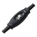 WH5017B ベターランプ付7A中間スイッチ(片切・ブラック)