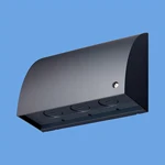 WJ4613B スマート防雨形ジョイントボックス(ノックアウトG22<φ27.1>×3)(ブラック)