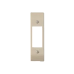 WK7711Y ケースウェイはめ込み厚型大穴カバー(接地コンセント用)(ラクダ)