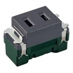 WN1051MH SO-STYLE 埋込扉付コンセント マットグレー