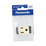 WN1101P 埋込接地コンセント/プラスチック個装