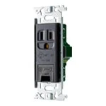 WN1131H 埋込アースターミナル付接地コンセント(グレー)