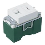 WN1821CW アドバンスシリーズ15A・20A兼用埋込コンセント(セラミックホワイト)