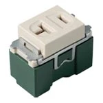 WN1821F 15A・20A兼用埋込コンセント(ベージュ)