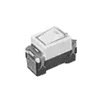 WN50522 フルカラー 埋込ほたるスイッチC(3路)(ネーム付)