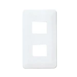 WN6002SW モダンプレート2コ用(ホワイト)