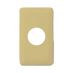 WN6053Y モダン埋込コンセントプレート(ダークベージュ)