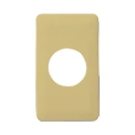 WN6054Y モダン埋込φ41コンセントプレート(ダークベージュ)