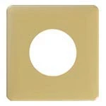 WN6055Y モダン埋込φ58コンセントプレート(ダークベージュ)