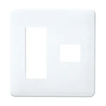 WN6074SW モダンプレート4コ用(3コ＋1コ用)(ホワイト)