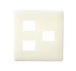 WN6773W 簡易耐火用モダンプレート3コ用(2コ+1コ用)(ミルキーホワイト)