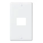 WN7501SWK クラシックシリーズ新金属コンセントプレート(1コ用)(ホワイト)