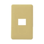 WN8001Y モダン大型プレート(1コ用)(ダークベージュ)